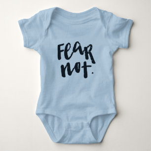 Fürchte dich nicht baby strampler