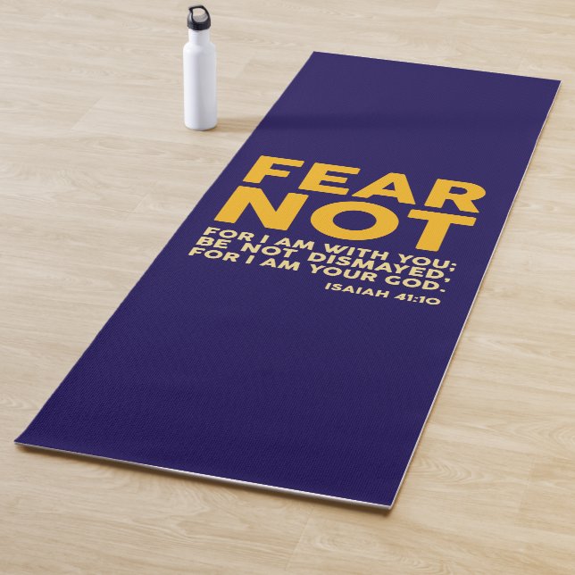 Fürchte dich nicht, denn ich bin bei dir yogamatte (Beispiel)