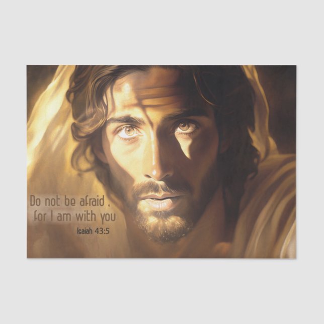 Fürchte dich nicht, ich bin bei dir. seidenpapier (Vorderseite)