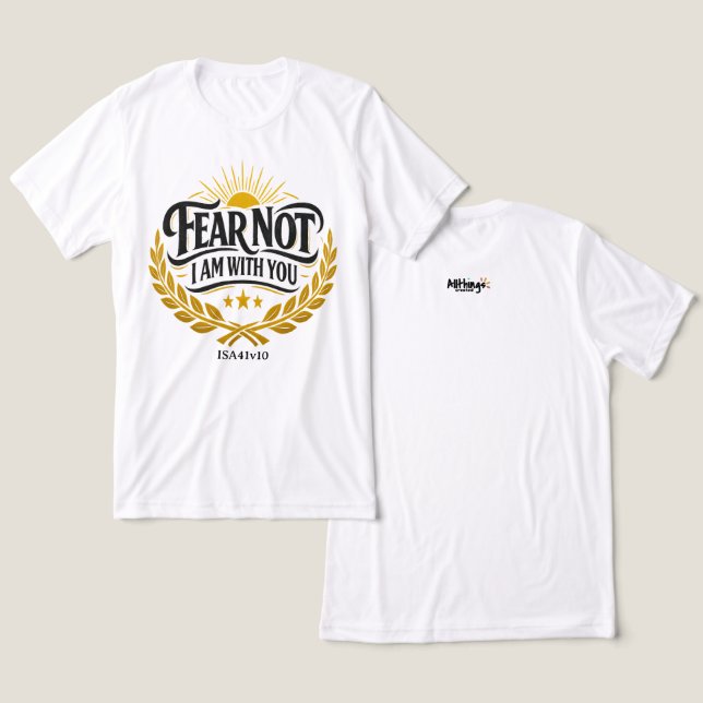 Fürchte Dich Nicht - ISA41v10 Tri-Blend Shirt (Design vorne & hinten)