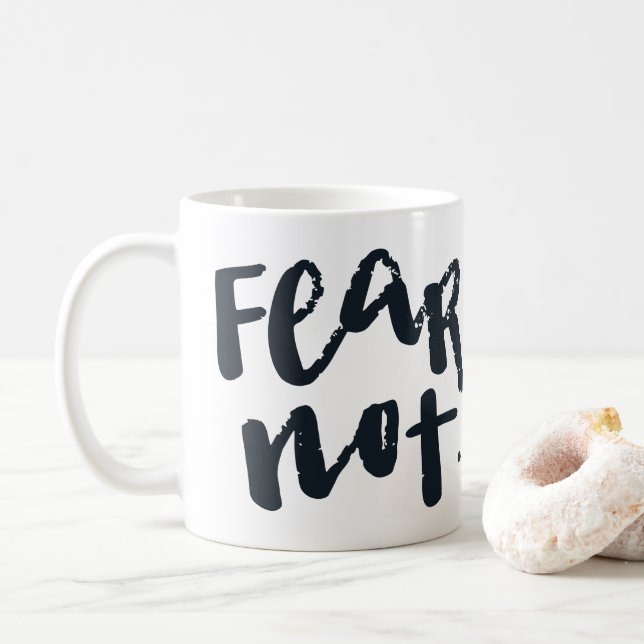 Fürchte dich nicht kaffeetasse (Mit Donut)
