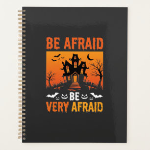 Fürchte Dich Verrücktes Haus Halloween-Design Planer