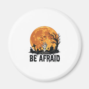 Fürchte dich Vintage Halloween Friedhof Vektor Des Magnet