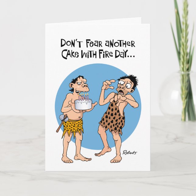 Fürchte keinen weiteren Geburtstag Karte (Vorderseite)