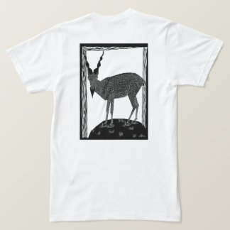 Furchteinflößende Ziege, die dich bedrohlich ansta T-Shirt