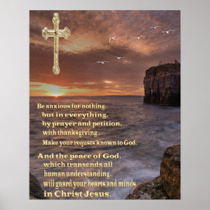 Fürchten Sie sich vor nichts christliches Poster