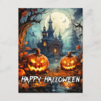 fürchterliches Altes Spuk Haus Halloween
