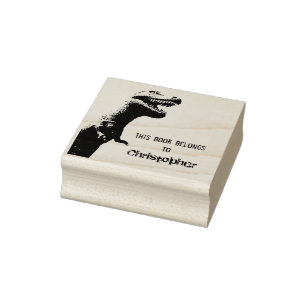 Furchterregender T-Rex - Dieses Buch gehört Gummistempel