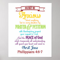 Fürchtet euch um nichts Philippinen 4:6-7