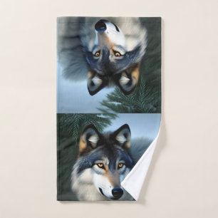 Furchtlos der arktische Wolf, Handtuch
