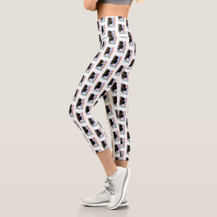 Furchtlos fokussierte Fabulous Melanin Capri Leggings