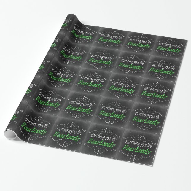 Furchtlos Geschenkpapier (Ungerollt)