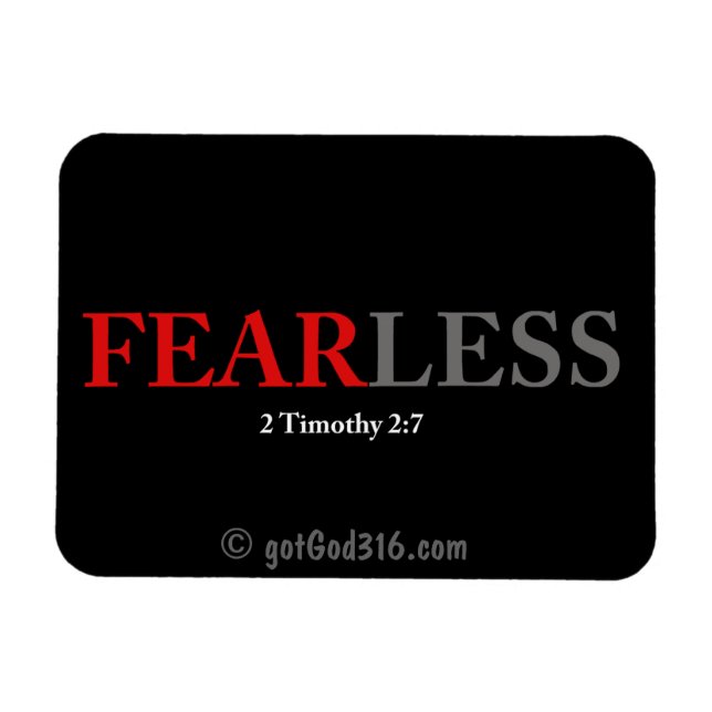 furchtlos gotGod316.com Magnet (Horizontal)