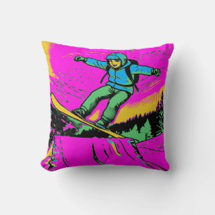 Furchtlos - Snowboarder Kissen