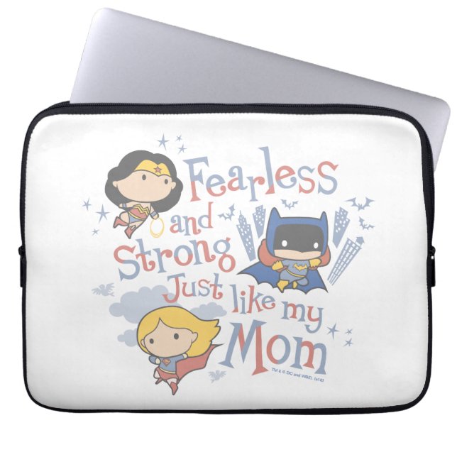 Furchtlos und stark, genau wie meine Mama Laptopschutzhülle (Vorderseite)