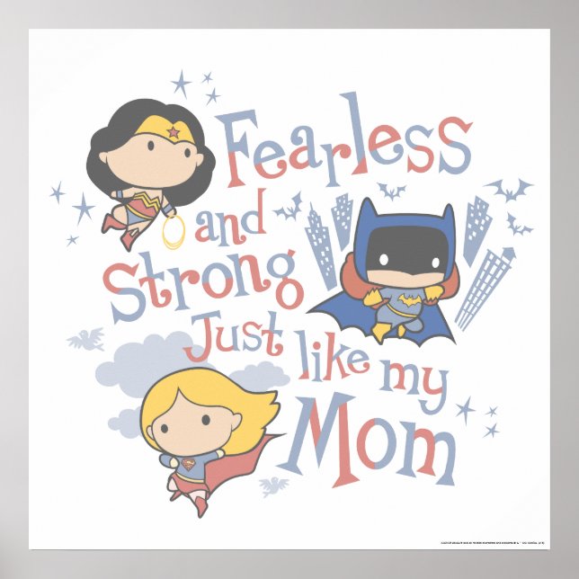 Furchtlos und stark, genau wie meine Mama Poster (Vorne)