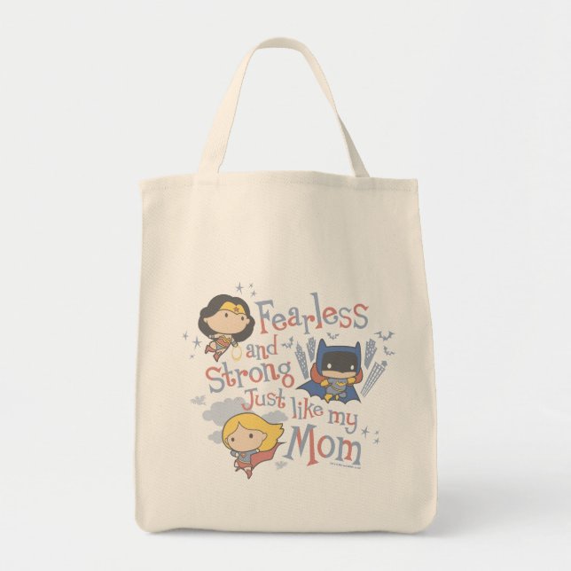 Furchtlos und stark, genau wie meine Mama Tragetasche (Vorne)