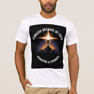 Furchtlos wegen des Glaubens Christliches Herren-T T-Shirt