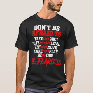 Furchtloser Basketballspieler, Sportspieler und Co T-Shirt