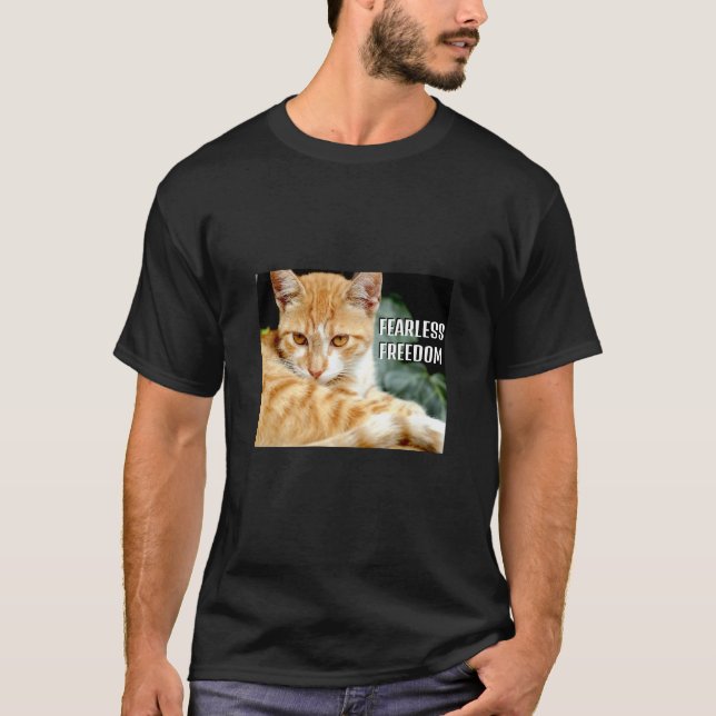 Furchtloser (dunkler) T - Shirt (Vorderseite)