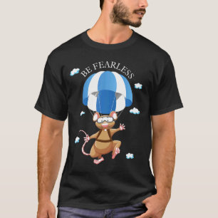 Furchtloser Fallschirmspringer Skydiving Fallschir T-Shirt