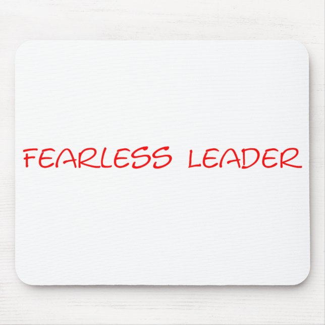 Furchtloser Führer Mousepad - besonders (Vorne)