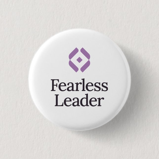 Furchtloser Pin Button (Vorderseite)