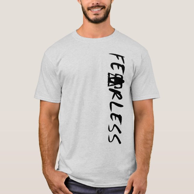 FURCHTLOSER Rollstuhlathlet T-Shirt (Vorderseite)