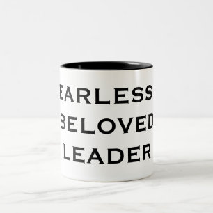 FURCHTLOSER U. GELIEBTER FÜHRER ZWEIFARBIGE TASSE