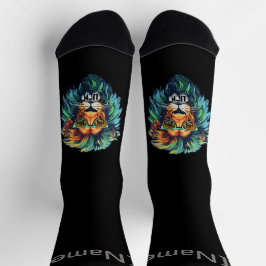 Furchtloses Brüllen – Kühner Löwe Socken