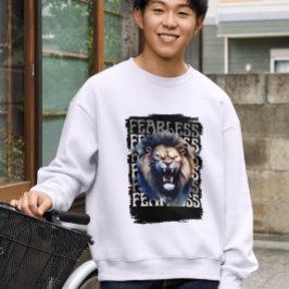 Furchtloses Brüllen – Kühner Löwe Sweatshirt