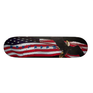 "Furchtloses" Eagle/US Flaggen-Skateboard Skateboard