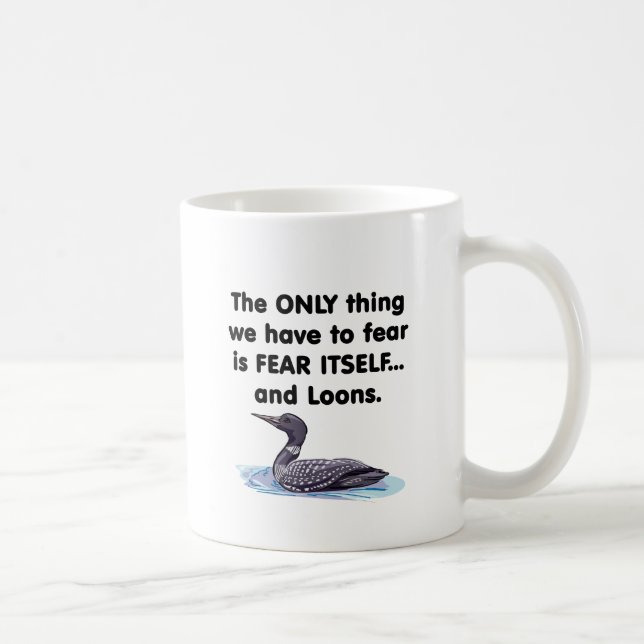 Furchtselbst Loons Kaffeetasse (Rechts)