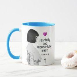 Furchtvoll und wunderbar Made Niedlich Girl Christ Tasse