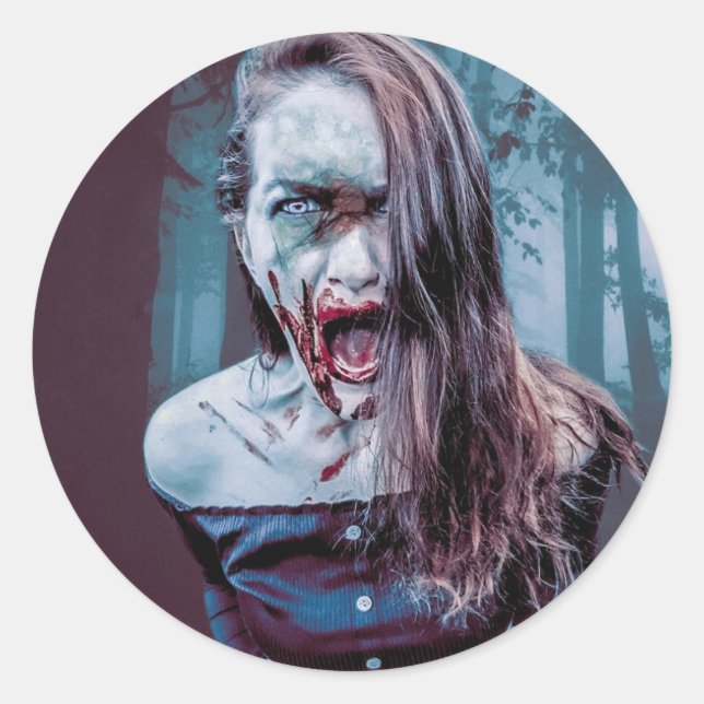 Furchtweinen beunruhigend einzigartiger Aufkleber (Vorderseite)