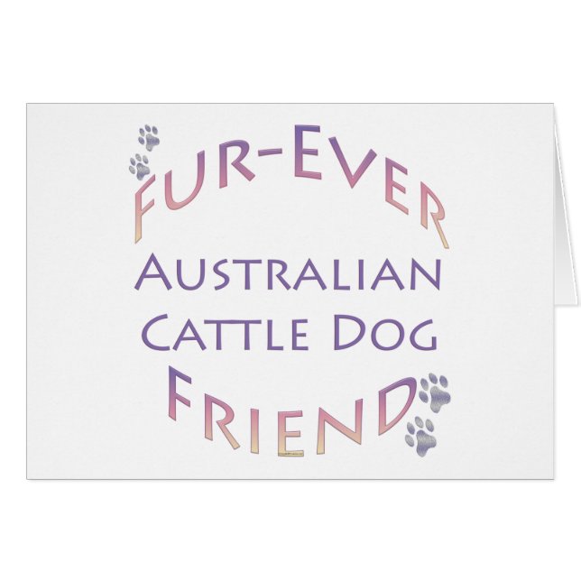 Furever de chien de bétail australien (Devant horizontal)
