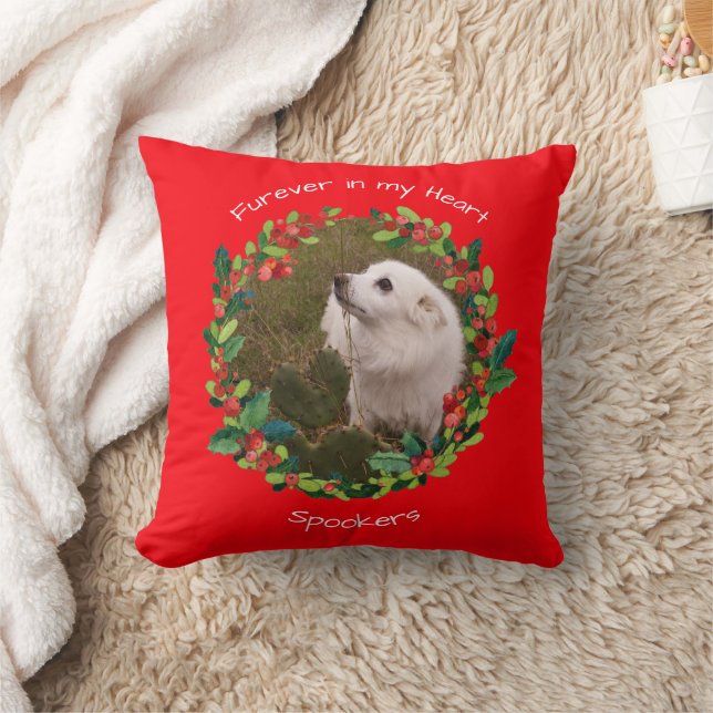 FURever in meinem Herzen Weihnachtsgebäck Vorlage  Kissen (Decke)