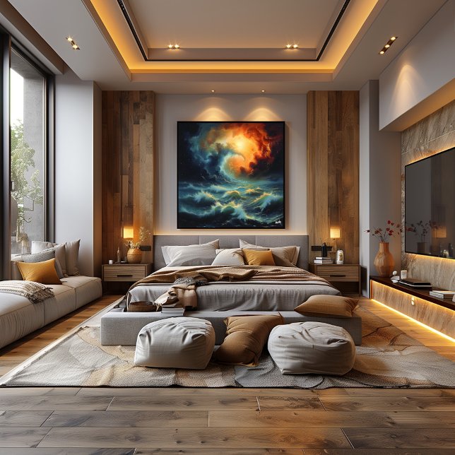 Furia Celestial: Impresionista y Surrealista Poster (Von Creator hochgeladen)