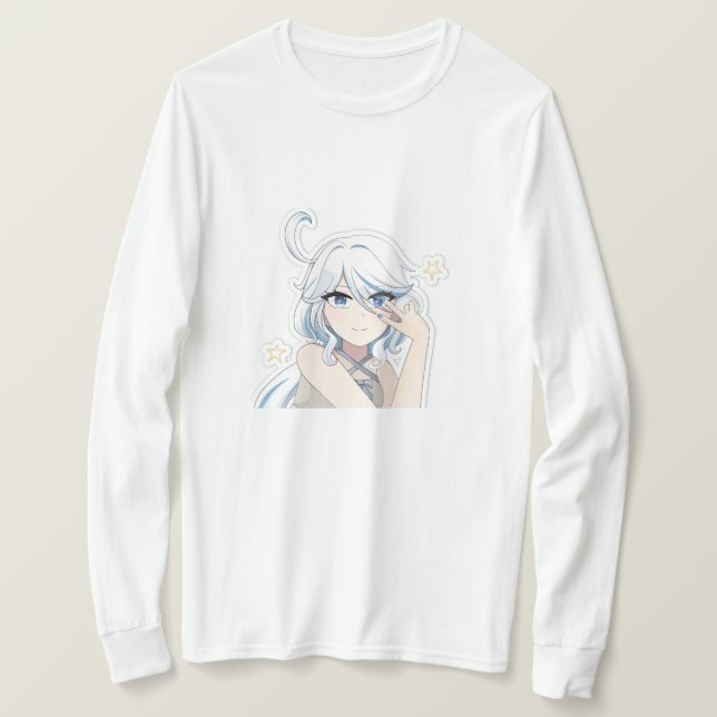 Furina Genshin Impact T - Shirt Design (Design vorne)