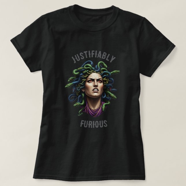 Furious Medusa T-Shirt (Design vorne)