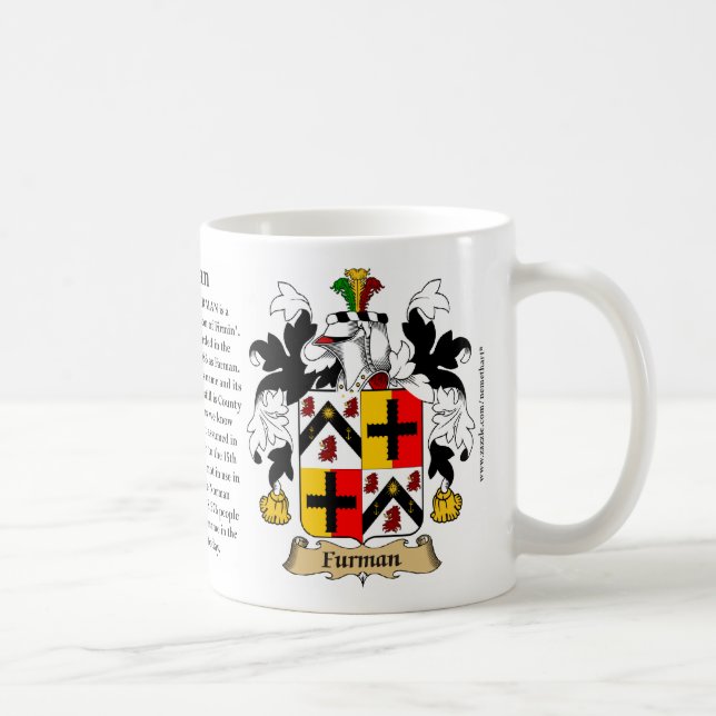 Furman, der Ursprung, die Bedeutung und das Wappen Kaffeetasse (Rechts)
