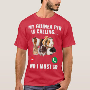 Furnier Kartoffeln Haustiere meine Guinea Schwein T-Shirt