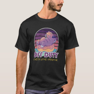 Furnierdrehmaschinenbediener Außer Dienst Kollege T-Shirt