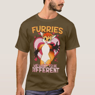 Furries, die anders sein wollen I Furries Fandom 7 T-Shirt