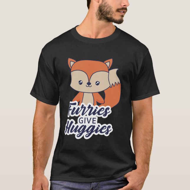 Furries Give Huggies T-Shirt (Vorderseite)
