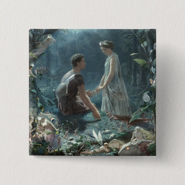 Furries: Shakespeares Sommernachtstraum Button (Vorderseite)