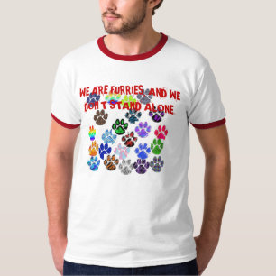 FURRIES TUN NICHT ALLEIN STEHEND T-Shirt