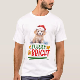 Furry & Bright Poodle T-Shirt