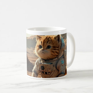Furry Chubby Little Garfield Cub auf Mars Tasse