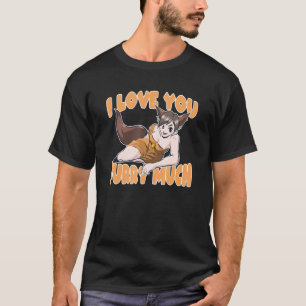 Furry Fandom Fox Cosplay Sprichwort T-Shirt